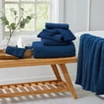 Smuge 8Piece Bath Towel Set 2 XL, 2 Hand Towels, 4 Washcloths