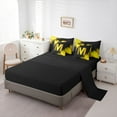 thumbnail image 5 of Manfei Boys Girls Letter Monogrammed M Bedding Comforter Set 7-Piece,Sport Baseball King Bedding Sets,Graffiti Splash Ultra Soft Bed Sheets,Ultra Soft Home Decor,Reversible, 5 of 8