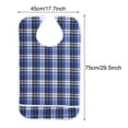 thumbnail image 3 of Babero impermeable para comidas de adultos mayores, reutilizable, con bolsillo, protector de ropa, 3 of 11