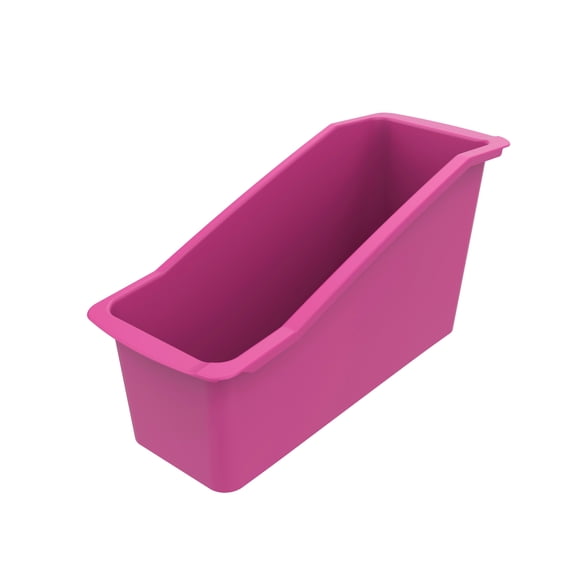 Pen+Gear Book Bin, 14.3 x 5.44 x 7.1 in, Tropical Blossom