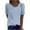 Light blue, variant on Womens Tops Plus Size terra sky Rounk Neck Short Sleeve Lace Solid Loose T Shirts