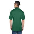 thumbnail image 2 of UltraClub Men's Two-Tone mesh Moisture-Wicking Cool and Dry Sport Performance Polo. (Forest/White) (4X-Large), 2 of 3