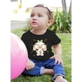 thumbnail image 2 of Cute Baby Bunny W Glasses T-Shirt Infant -Image by Shutterstock,  6 Months, 2 of 4