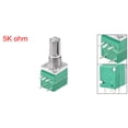 thumbnail image 5 of Uxcell 5K Ohm Variable Resistors Single Rotary Carbon Film Taper Potentiometer 2pack, 5 of 5
