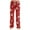 Red, variant on Adult Fashionable Loose Christmas Printed Casual Pants, Loungewear Sleep Pants with Drawstring Elastic Waist for Home and Comfortable Wear,Vermilion,2XL