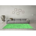 thumbnail image 3 of Ahgly Company Indoor Square Abstract Emerald Green Modern Area Rugs, 3' Square, 3 of 4