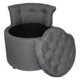 thumbnail image 3 of ORE international, Inc. 24"H Tufted Rolled Back Seating W/ Storage 1+1, 3 of 3