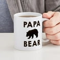 thumbnail image 4 of CafePress - Papa Bear Mugs - 11 oz Ceramic Mug - Novelty Coffee Tea Cup, 4 of 4