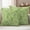 Green, variant on Light Blue Teal Outdoor Waterproof Pillow Covers, Retro Botanical Abstract Art Decorative Square Throw Pillowcase Sofa Cushion Sham for Patio/Couch/Chair, 24"x24" 2 Pack
