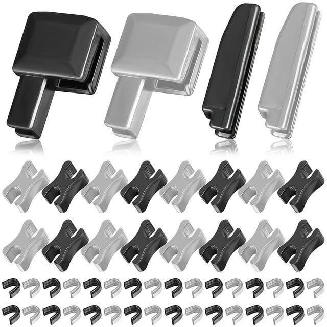 Miangastore kit de Réparation de Bagages kit de Réparation de Fermeture Éclair pour Tailleurs Remplacement Argent Usage Quotidien 80 Pcs