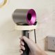thumbnail image 2 of Wall Mounted Hair Dryer Holder - Self Adhesive Hair Dryer Organizer with Hanging Hook for Cabinet Door, Wall, Bathroom, Gym, 2 of 4