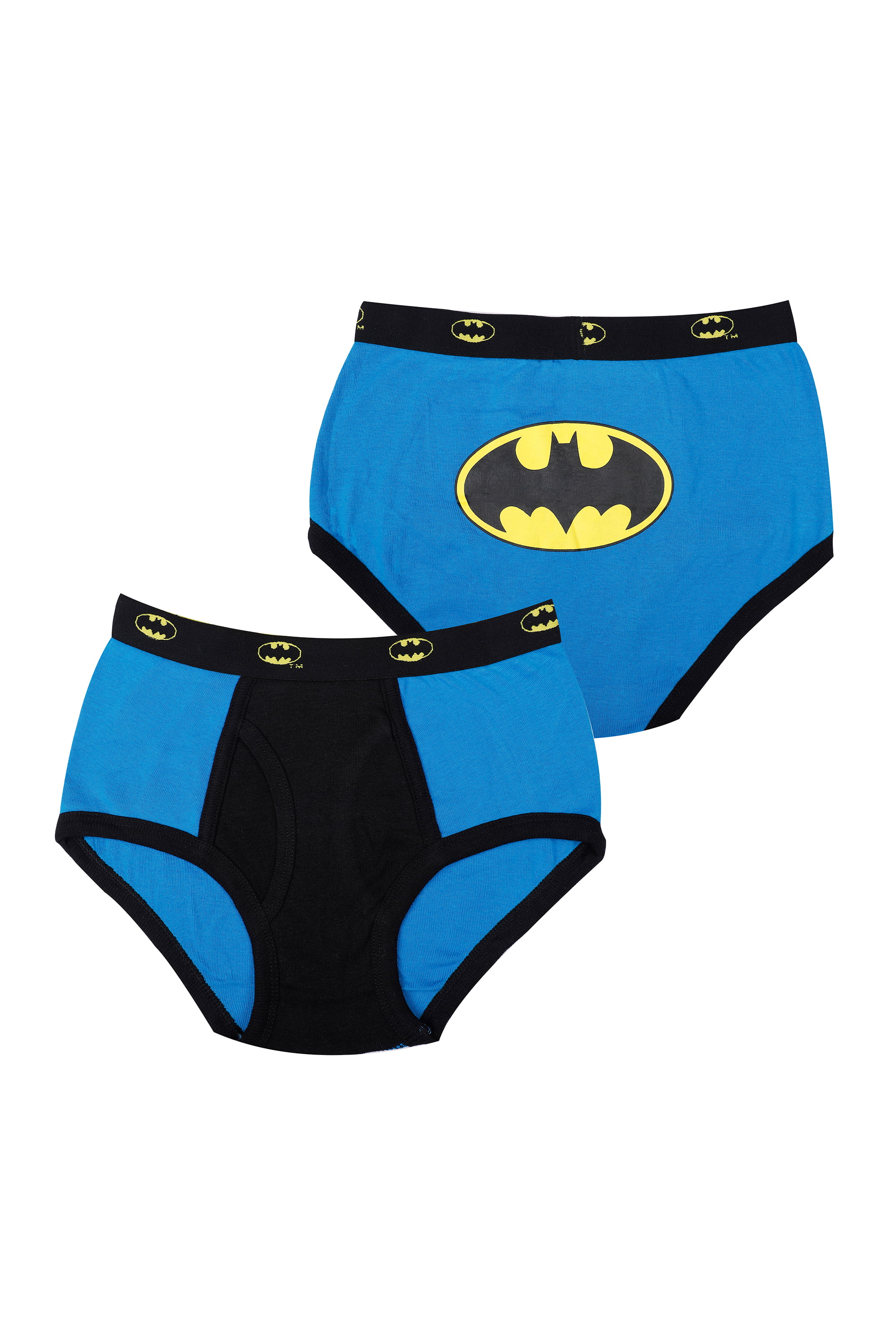 DC Comics Boys Justice League Batman Brief Underwear Pack, Multi, 4T/5T