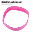 thumbnail image 4 of Unique Bargains Headbands Polyester Silicone Sweatbands Stretchy Moisture Wicking Headband for Sport Rose Red 1 PCS, 4 of 6