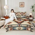 thumbnail image 5 of Manfei Hippie Aztec Teens Bedding Comforter Set, Western Bohemian Abstract Twin Comforter Sets, Tribal Hippie Style Reversible Bedding Set, Super Cozy Room Decor, 2 Pieces, 5 of 9