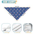 thumbnail image 6 of Dog Bandana 1 Pack,Blue Christmas Santa and Snowflake Pattern Bandanas for Dogs,Cat Bandana,Small/ Large Dog Bandana 2 Size,Dog Bandanas Girl Boy, 6 of 6