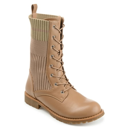 

Journee Collection Womens Melei Round Toe Block Heel Combat Booties