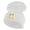 White, variant on Metallic Golf Crest Sport Embroidered Iron on Patch 12 Inch Long Knitted Beanie - White OSFM