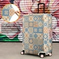 thumbnail image 5 of Travel Luggage Cover Suitcase Protector Fits 18-32 Inch Luggage Wheel Covers Patterned Travel Related Items Flower Luggage Protector Elastic Luggage Anti-scratch Suitcase Cover L, 5 of 6