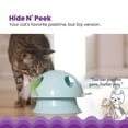 thumbnail image 2 of Catstages 2-in-1 Dart N’ Dash Electronic Feather Cat Toy, Motion-Activated, Ball Track Add-On, Blue, 2 of 7