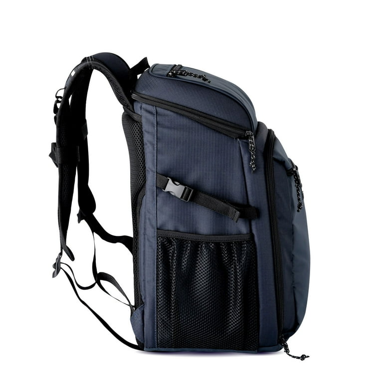 Igloo Gizmo Durable and Adjustable Insulated 30 Can Cooler Backpack Tote,  Navy - Walmart.com