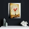 thumbnail image 4 of Nawypu Love Is Patient Love Is Kind Wall Art Framed Quotes Poster Vintage Canvas 1 corinthians 13 4-8 Bible Verses Wall Art Painting Pictures Decorations Framed (16x20 inch), 4 of 4
