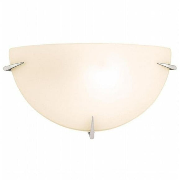 Access Lighting 20660-BS-OPL Zenon 1 Applique Murale en Verre Opale - Acier Brossé
