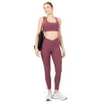 thumbnail image 5 of YITTY Active Women's Ultraluxe Crossover High-Waist Legging, Athleisure, 4-Way-Stretch, Moonlight Mauve, M, 7/8 Length, 5 of 7
