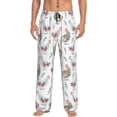 thumbnail image 1 of Fotbe Funny Chicken Pantalones de Pijama para Hombre, Pantalones de Dormir, Pantalones de Casa con Cintura Ajustable y Bolsillos-Large, 1 of 6