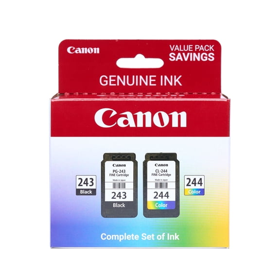 Canon PG-243/ CL-244 Ink Multi pack, Compatible to TR4520, MX492, MG2520, MG2922, TS302 and TS202 Printers