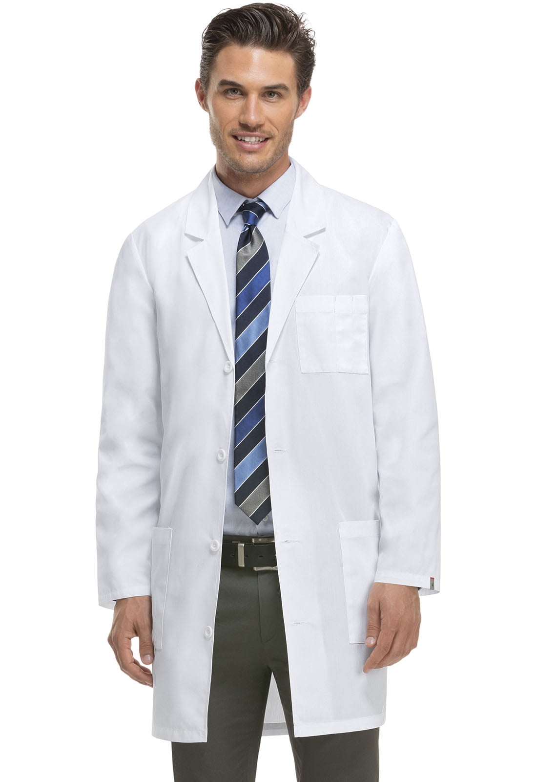 Mens Women Lab Coat Medical Unisex Doctor Coats Jackets Nursing Outwear Cloth US