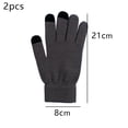 thumbnail image 2 of Guantes de invierno Star para mujer, guantes de punto cálidos, guantes para niñas con pantalla táctil, 2 of 5