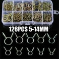 thumbnail image 1 of 126Pcs 5mm-14mm Spring Clip Fuel Oil Hose Line Air Tube Clamps Assortment Kit, 1 of 11