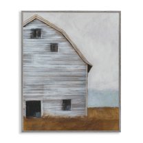 Stupell Industries Worn Old Barn Farm Painted, 24 x 30,Design by Ethan Harper