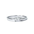 thumbnail image 3 of 14K 1/4ct Diamond Wedding Anniversary Curved Guard Ring, 3 of 4
