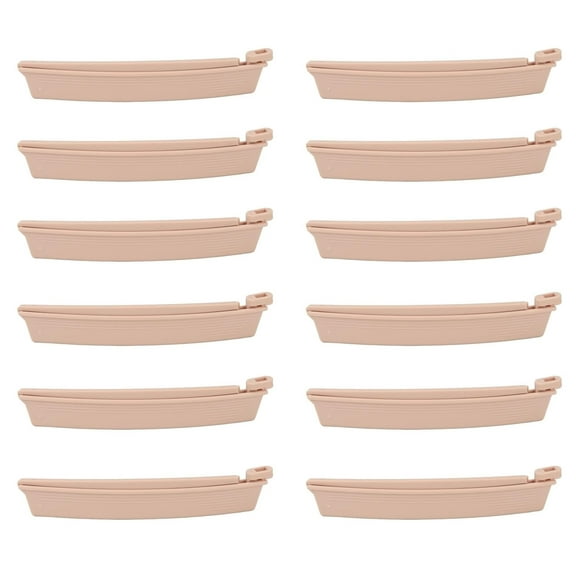 Ostomy Curved Drainable Pouch Sealing Clamp for Colostomy and Ileostomy Bags, Reusable Tail Closure Clips for Ostomy Bags (Pack of 12)