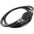 thumbnail image 1 of Marine Fuel Line 3/8 Inch 6FT with Primer Bulb Steel Hose Clamps, Universal 3/8" Boat Fuel Line Assembly Kit Compatible with Yamaha Outboard RVs Tractors Caravans Boats Fuel Line Black Black Black, 1 of 5