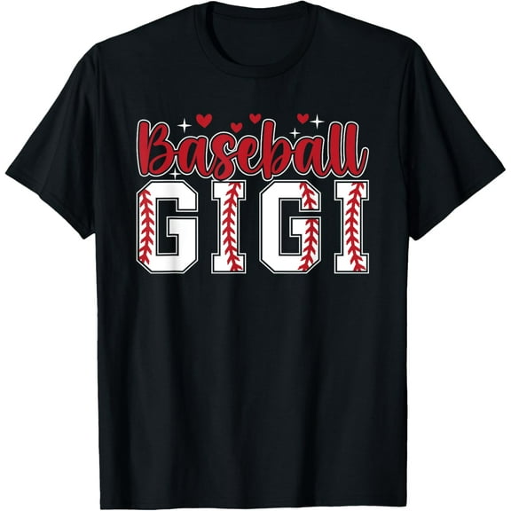 Baseball Gigi Proud Gigi Of A Baseball Player Gigi Funny Creative Graphic T-Shirt