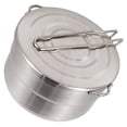 thumbnail image 3 of Stainless Steel Outdoor Camping Pot Portable Mountaineering Cooking Pot, 3 of 9