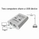 thumbnail image 2 of USB Printer Sharing Device, 2 in 1 Out Printer Sharing Device, 2-Port Manual Kvm Switching Splitte, 2 of 5