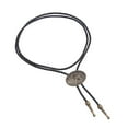 thumbnail image 3 of Fashion Vintage Bolo Tie, Adjustable Cowboy Tie Bolo Leather Neckties for Men Western Necklace for Halloween Carnival Formal Banquet Party Bronze, 3 of 8