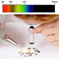 thumbnail image 4 of Symkmb Small Diffraction Spectroscope Gemstone Gemological 55mm Length Jeweler Jewel Tester Tool Handheld Gem Spectroscope Aluminum Photo Color, 4 of 8