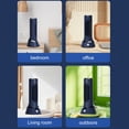 thumbnail image 4 of Mini Bladeless Tower Fan, ABS Personal Small Bladeless Tower Fan Type C 3 Speed 4000mAh  for Office, 4 of 7
