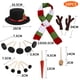 thumbnail image 2 of Decoración De Muñeco De Nieve, Kit De Fabricación De Vestidor De Muñeco De Nieve Con Sombrero, Bufanda, Botón De Madera, Juguetes Para Niños, Decoración De Vacaciones De Navidad Speravity HA046541-04, 2 of 6
