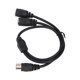 thumbnail image 3 of Cable DIN Macho De 5 Pines A 2 DIN Hembra De 5 Pines, Plug And Play Cable Divisor DIN De 5 Pines Resistente A Los Arañazos De 1,6 Pies Núcleo De Cobre Puro Suave De Alta, 3 of 7