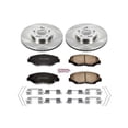 thumbnail image 3 of Power Stop Front Stock Replacement Brake Pad and Rotor Kit KOE3055, 3 of 8