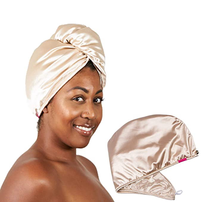 NWT Victoria's Secret PINK Towel Hair Wrap Turban Button Closure 