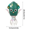 thumbnail image 3 of Pyaiiner Dancing Octopus with Lights Music Sensor Automatic Swing Magic Obstacle Avoidanceoctopus Rechargeable Dancing Music Squid Toy Birthday Christmas Gift, 3 of 7