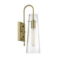 thumbnail image 5 of Nuvo Lighting Alondra - 1 Light Sconce with Clear Glass - Vintage Brass Finish, 5 of 5
