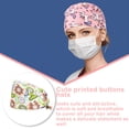 thumbnail image 4 of Guardurnaity 8 Uds. De gorros de calabaza para enfermera, servicio prolongado, Color puro, pulido opaco, estampado profesional, colores surtidos, uniformes de Sombreros L30 Guardurnaity AP008631-29, 4 of 6