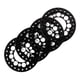 thumbnail image 4 of Anillo de borde de rueda RC Beadlock Rueda Llanta Anillo de repuesto 4PCS Compatible con 1/10 TRX4 SCX10 90046 90047 RC Car 1.9in Ruedas Llantas Meterk  Anillo de borde de rueda, 4 of 6